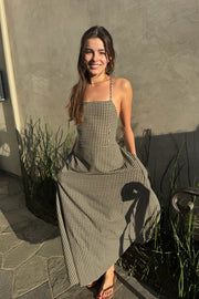 KEEN THE LABEL Gabrietta Gingham Maxi Dress-The Shop Laguna Beach