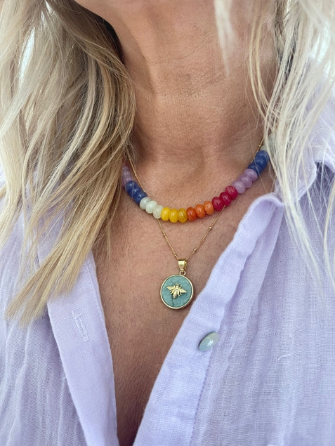 JESSICA MATRASKO Beatriz Jade Necklace-The Shop Laguna Beach
