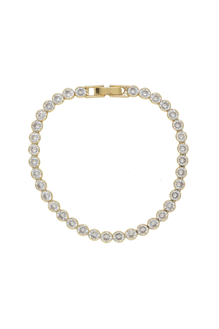 ETTIKA Crystal Chain Tennis Bracelet-The Shop Laguna Beach