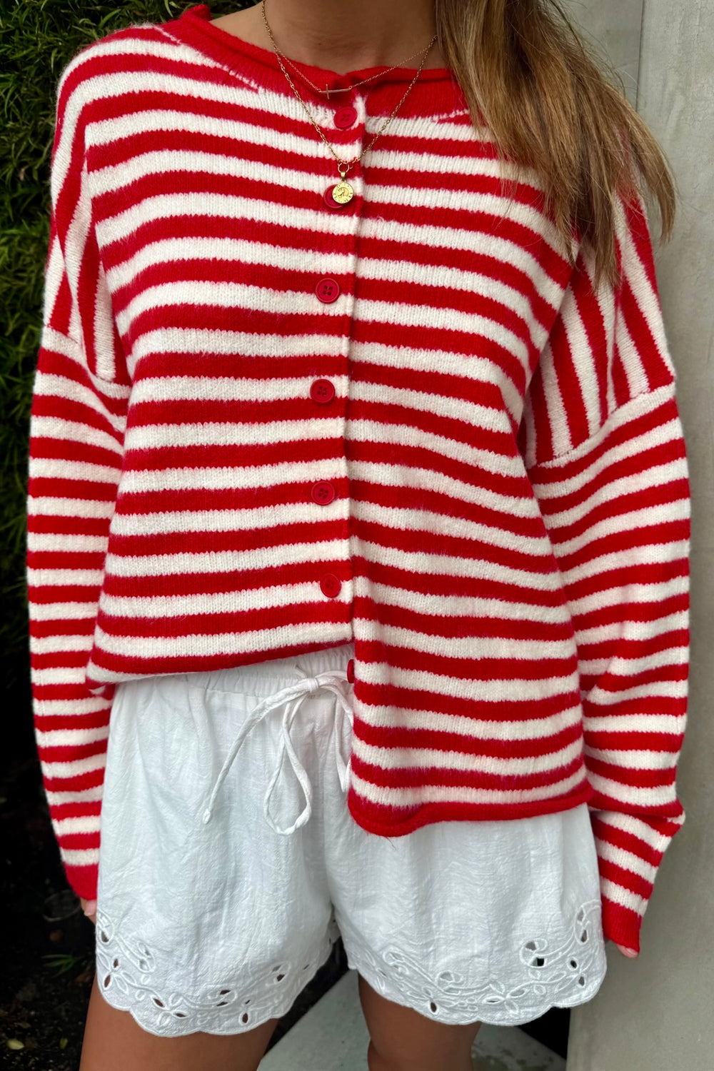 KEEN THE LABEL Andie Eyelet Trim Short-The Shop Laguna Beach