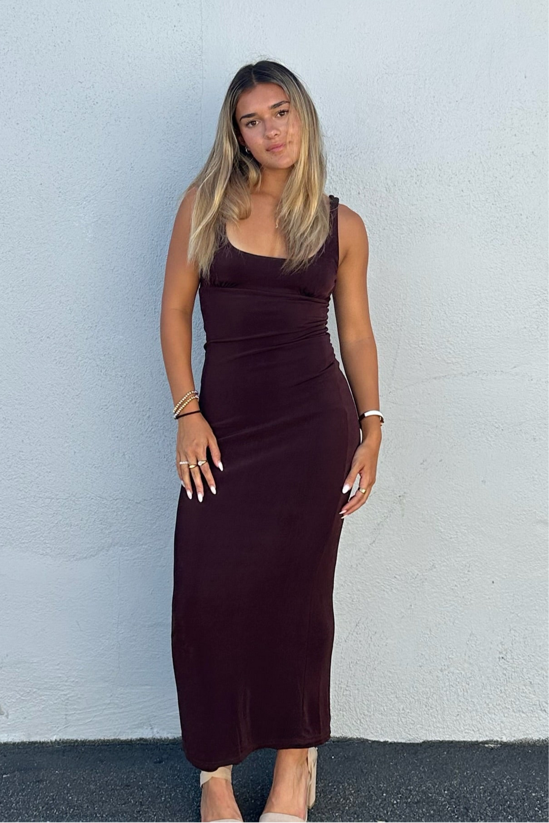 KEEN THE LABEL Brighton Square Neck Dress-The Shop Laguna Beach
