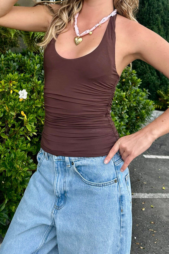 KEEN THE LABEL Poet Halter Top
