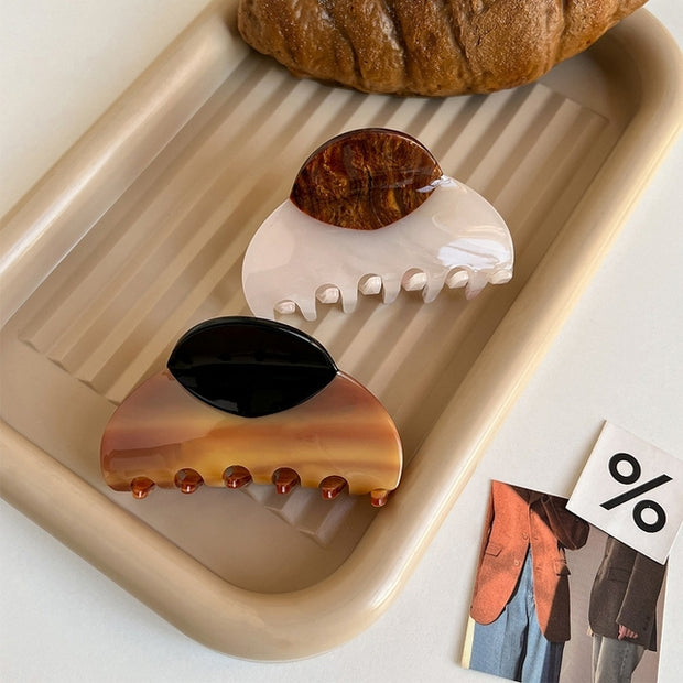 ACCITY Large Wood Print Claw Clip - More Colors Available