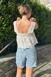 KEEN THE LABEL Rylie Eyelet Tank-The Shop Laguna Beach