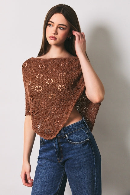 KEEN THE LABEL Amery Knit Lightweight Poncho