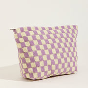 ACCITY Large Check Cosmetic Bag - More Colors Available-The Shop Laguna Beach