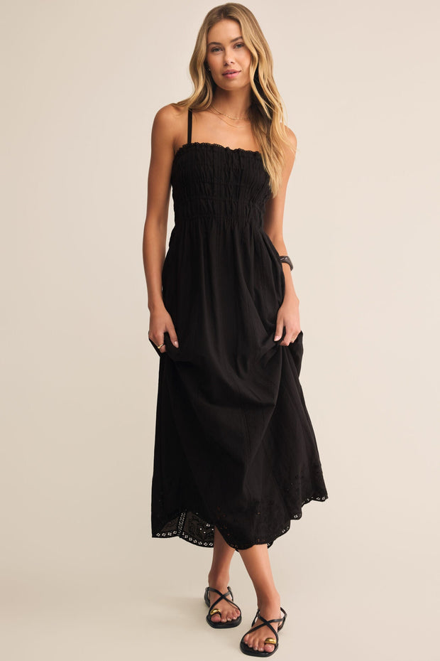 Z SUPPLY Dani Embroidered Midi Dress-The Shop Laguna Beach