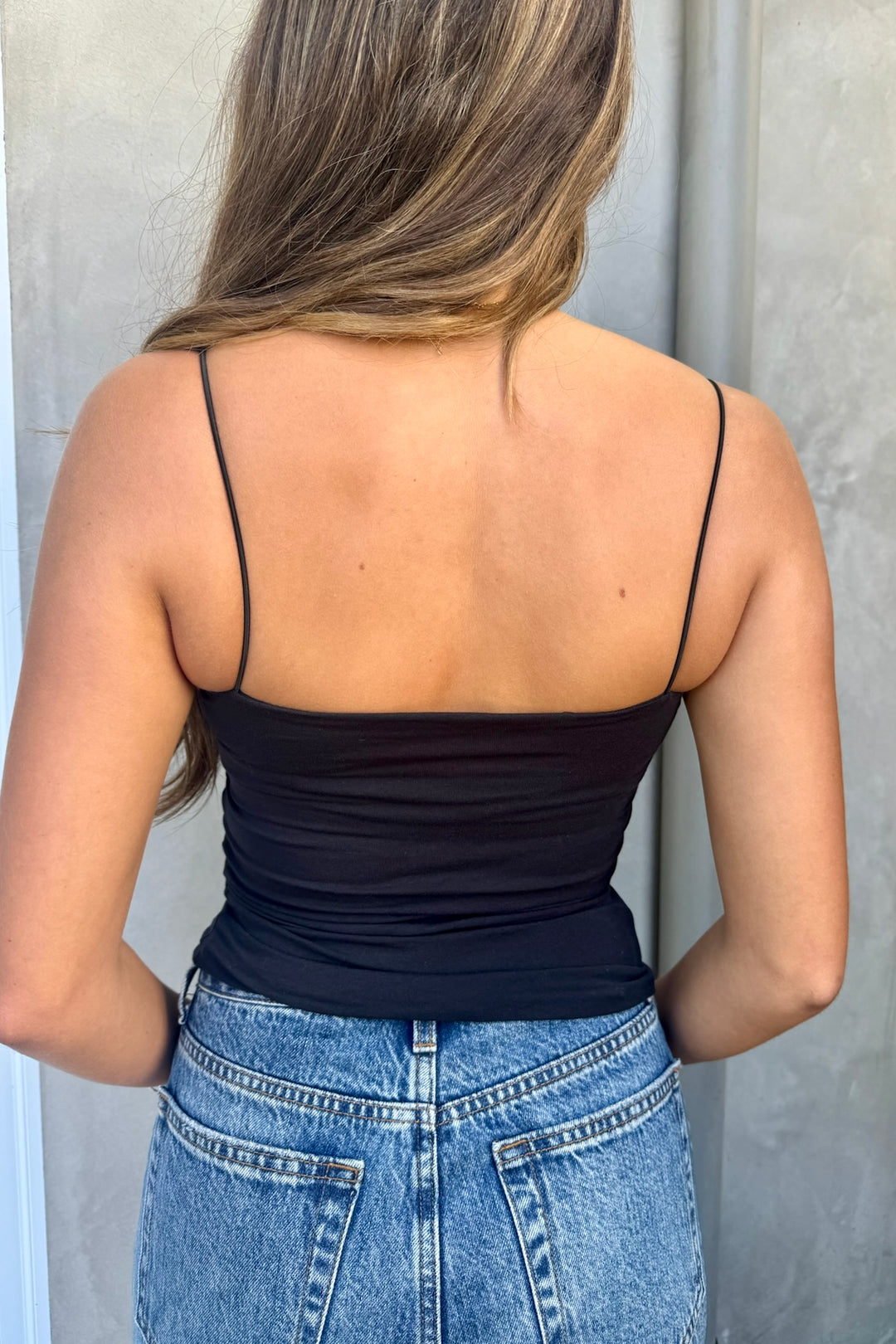 KEEN THE LABEL Mika Square-Neck Tank-The Shop Laguna Beach