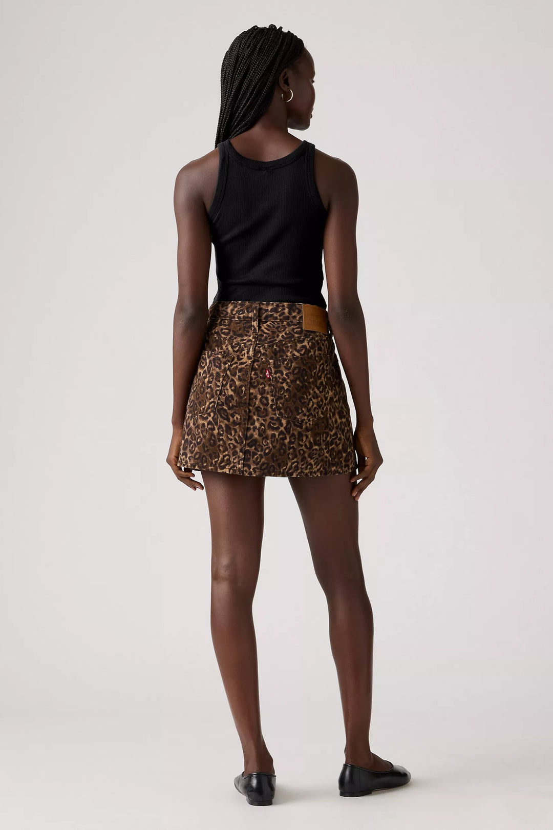 LEVI'S Icon Printed Denim Skirt - Cat Eyes-The Shop Laguna Beach