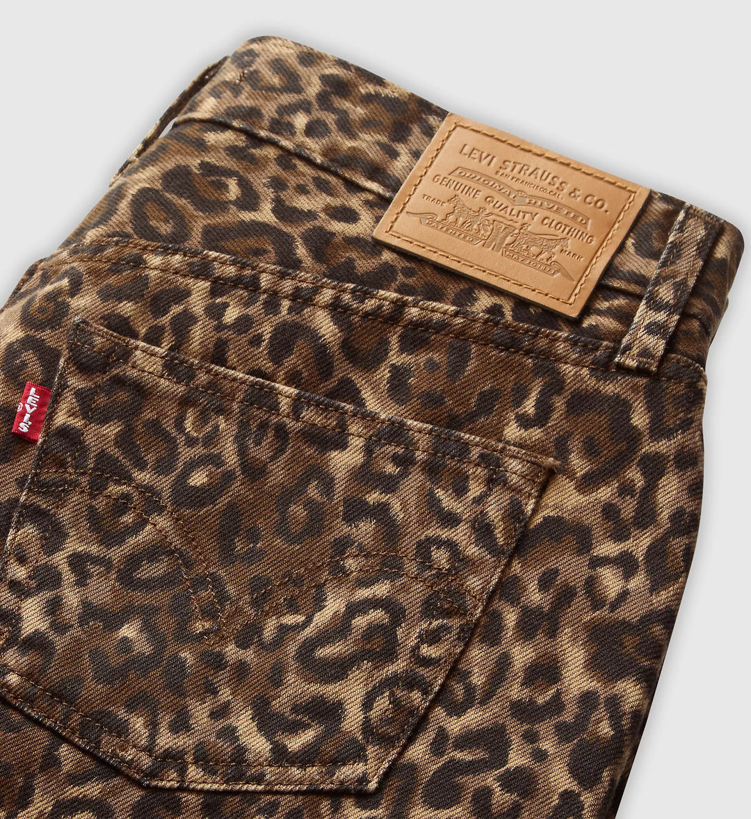 LEVI'S Icon Printed Denim Skirt - Cat Eyes-The Shop Laguna Beach