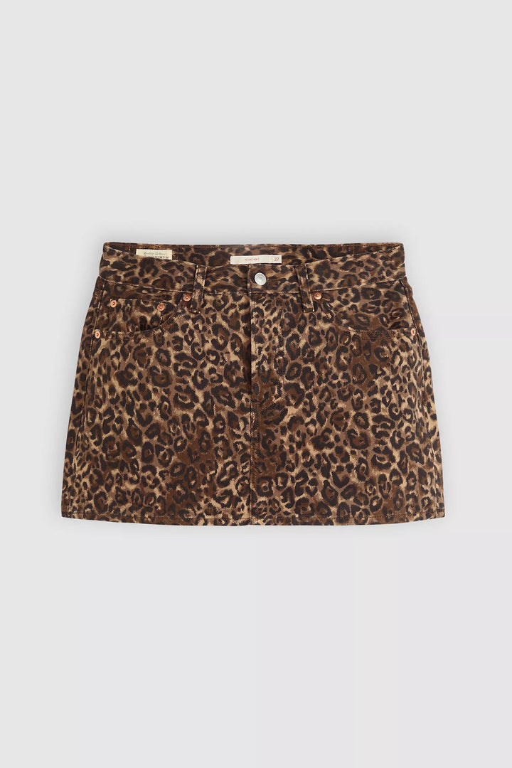LEVI'S Icon Printed Denim Skirt - Cat Eyes-The Shop Laguna Beach