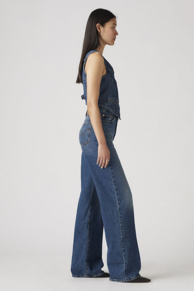 LEVI'S Ribcage Wide-Leg Full Jean - Polar Perimeter-The Shop Laguna Beach