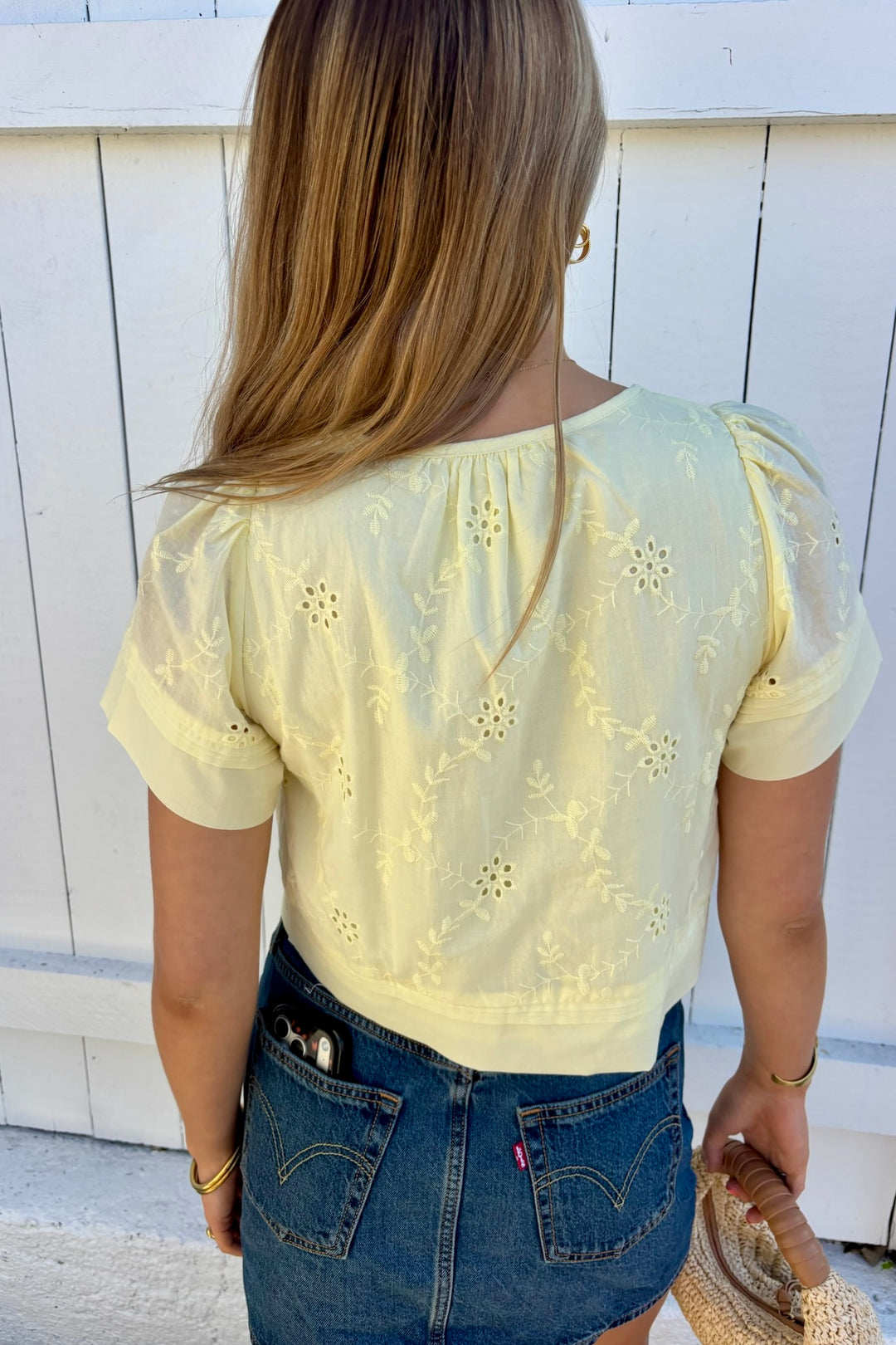 KEEN THE LABEL Serenity Eyelet Top-The Shop Laguna Beach