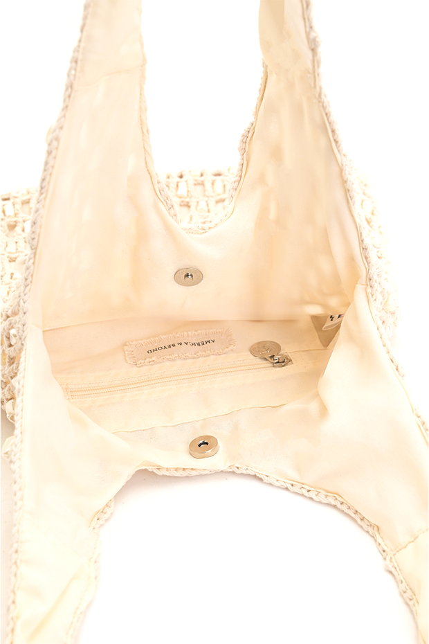 Pearl Sands Slouchy Macrame Tote-The Shop Laguna Beach