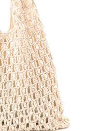 Pearl Sands Slouchy Macrame Tote-The Shop Laguna Beach