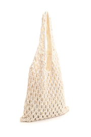 Pearl Sands Slouchy Macrame Tote-The Shop Laguna Beach
