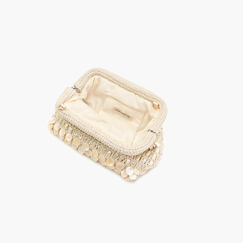Pearl Sands Sparkle Clutch-The Shop Laguna Beach