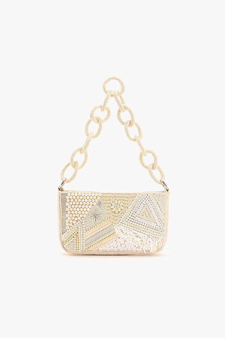Shimmering Sands Beaded Shoulder Bag-The Shop Laguna Beach