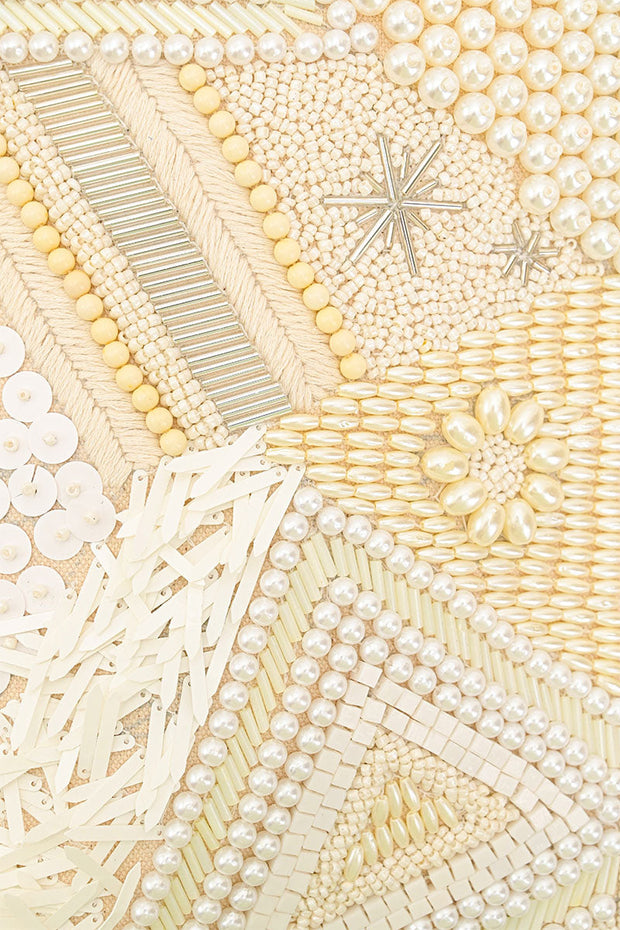 Shimmering Sands Beaded Shoulder Bag-The Shop Laguna Beach