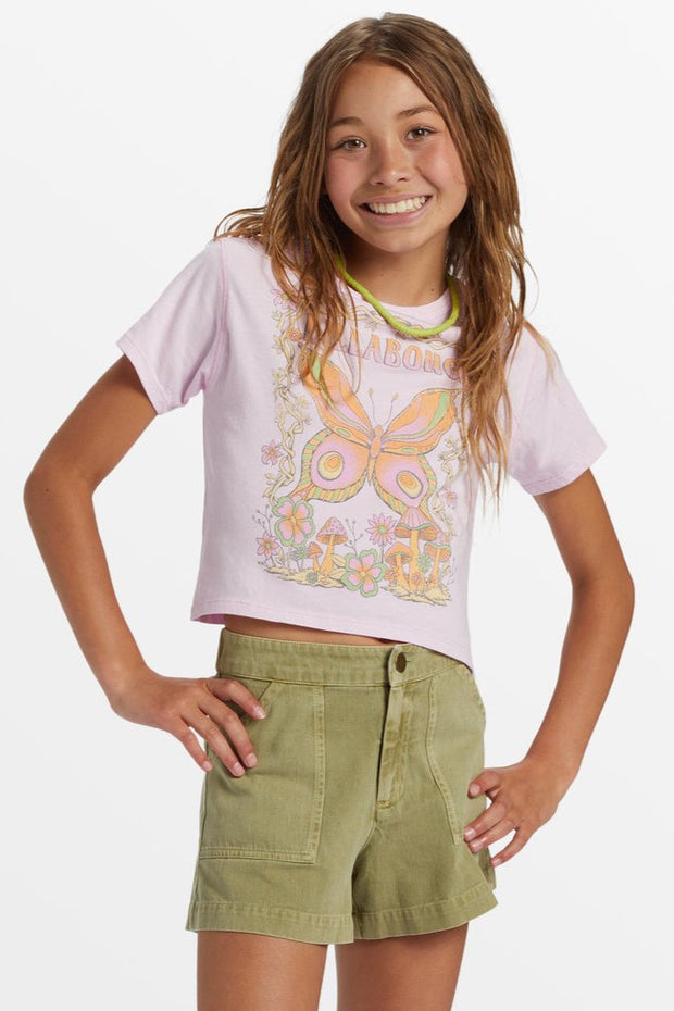 BILLABONG GIRLS Butterfly Kiss Tee-The Shop Laguna Beach