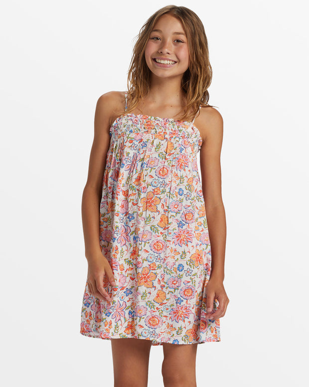 BILLABONG GIRLS Sunshine Fun Floral Dress-The Shop Laguna Beach