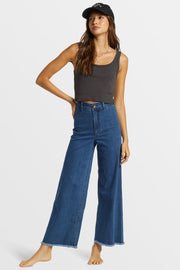 BILLABONG Free Fall Wide-Leg Denim Pant - More Colors Available-The Shop Laguna Beach