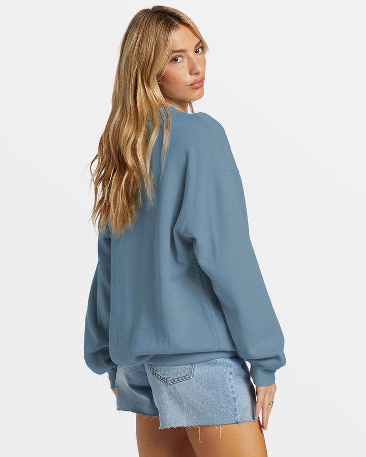 BILLABONG Ride In Oversized Crew Pullover Sweatshirt - More Colors Available-The Shop Laguna Beach