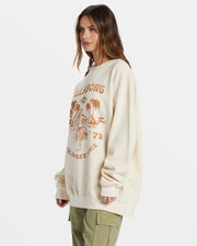 BILLABONG Ride In Oversized Crew Pullover Sweatshirt - More Colors Available-The Shop Laguna Beach