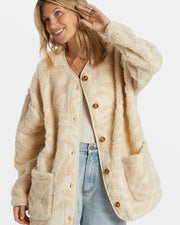 BILLABONG Fireside Cozy Buttoned Fleece Jacket - More Colors Available-The Shop Laguna Beach