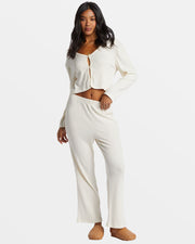 BILLABONG Lana Rib Knit Flare Pant-The Shop Laguna Beach