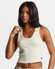 BILLABONG Rerun Rib Crop Tank-The Shop Laguna Beach