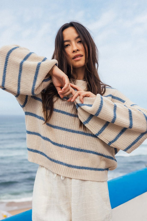 BILLABONG Changing Tides Stripe Sweater-The Shop Laguna Beach