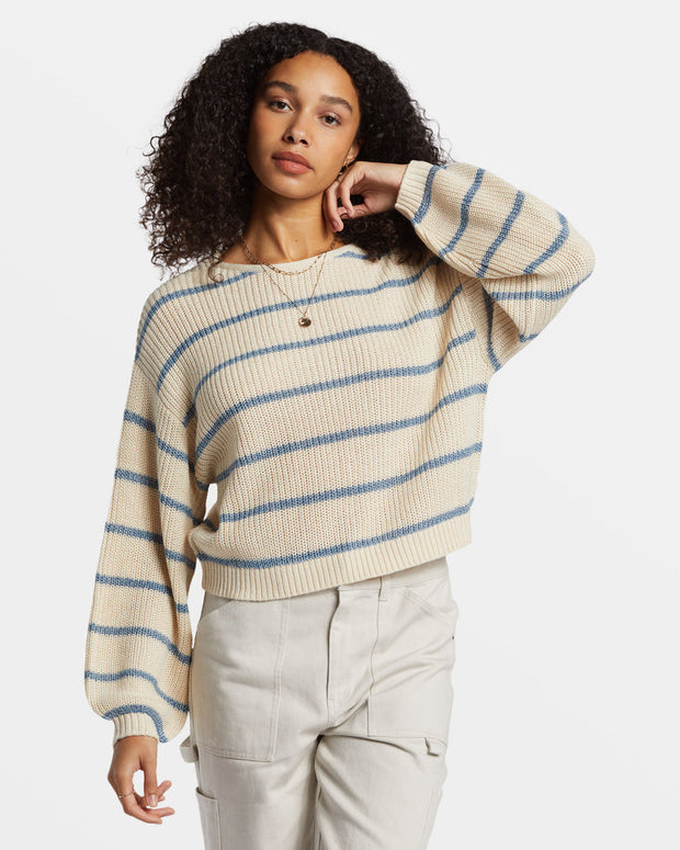 BILLABONG Changing Tides Stripe Sweater-The Shop Laguna Beach