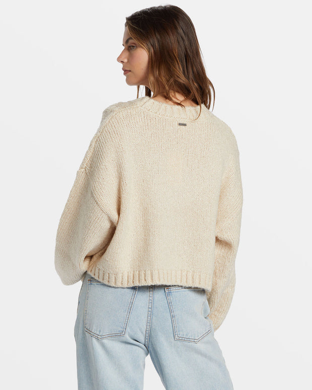 BILLABONG Modern Love Cableknit Sweater-The Shop Laguna Beach