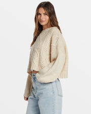 BILLABONG Modern Love Cableknit Sweater-The Shop Laguna Beach