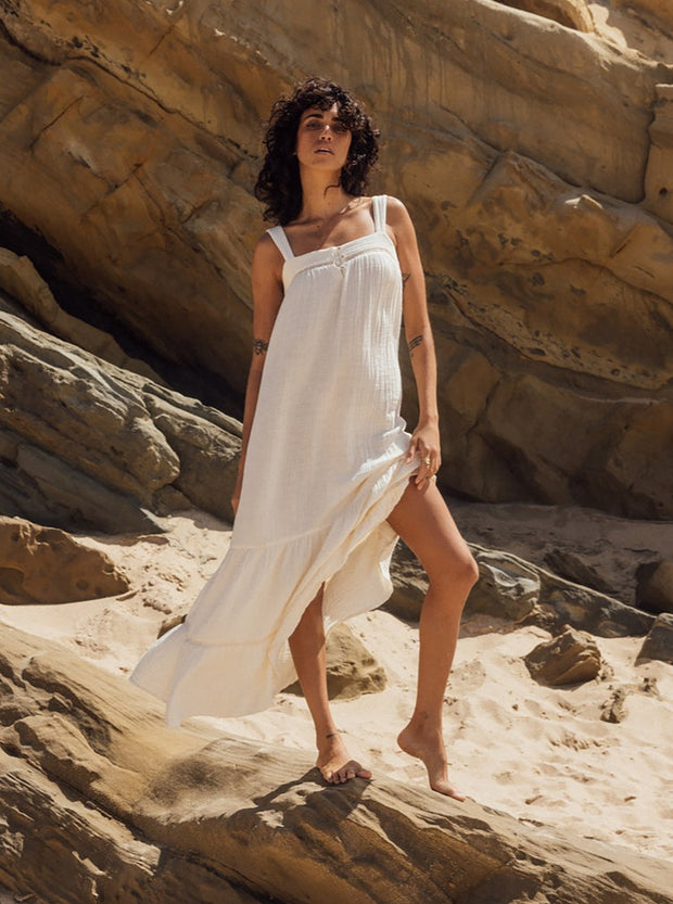 BILLABONG Summers End Cotton Maxi Dress-The Shop Laguna Beach