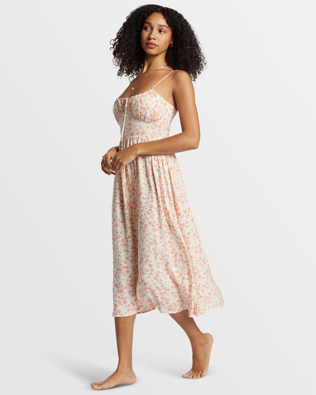 BILLABONG Texas Beach Printed Midi Dress-The Shop Laguna Beach