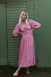 BILLABONG Rosey Skies Midi Dress-The Shop Laguna Beach