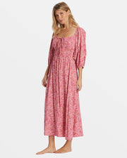 BILLABONG Rosey Skies Midi Dress-The Shop Laguna Beach