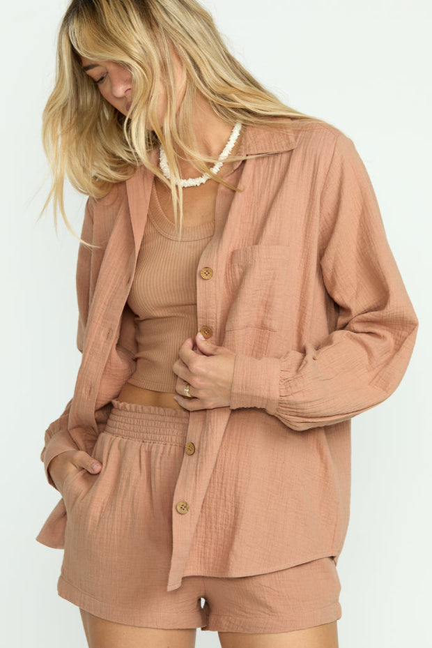 BILLABONG Swell Buttoned Gauze Shirt - More Colors Available