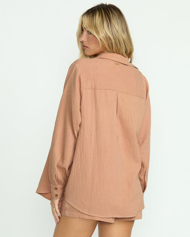 BILLABONG Swell Buttoned Gauze Shirt - More Colors Available