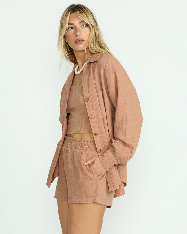 BILLABONG Swell Buttoned Gauze Shirt - More Colors Available