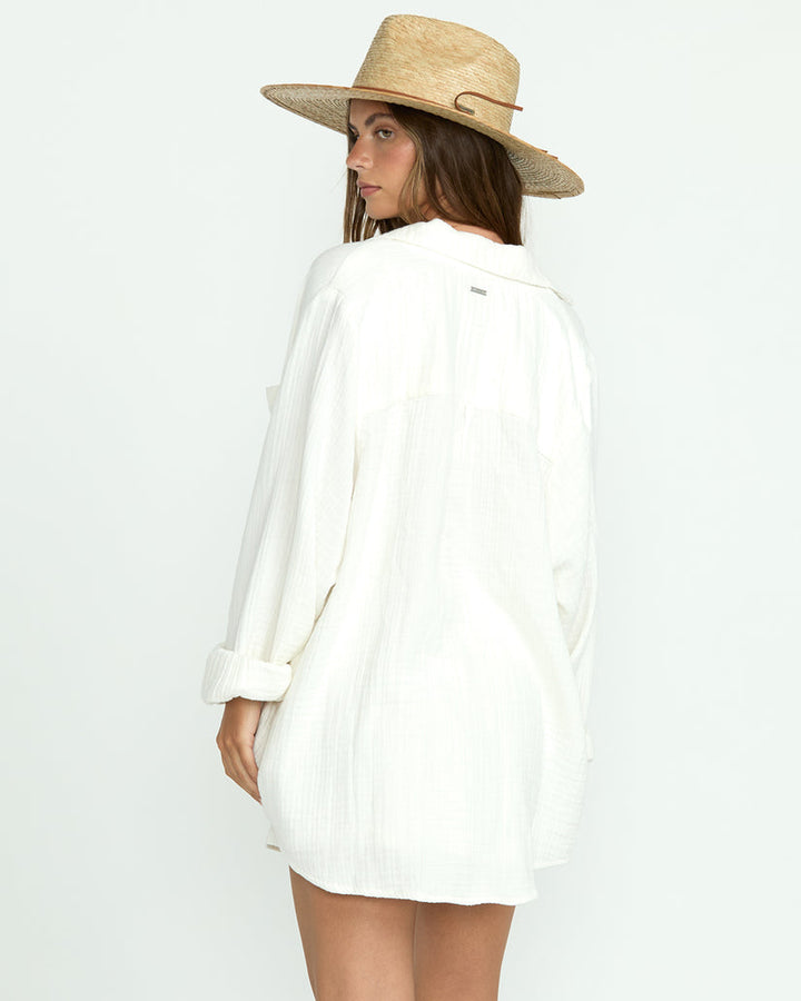 BILLABONG Sweet Swell Buttoned Gauze Shirt - More Colors Available-The Shop Laguna Beach