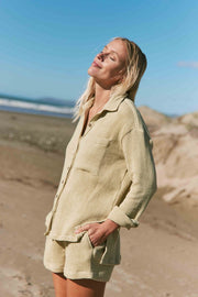 BILLABONG Odyssey Waffleknit Shacket Sweater-The Shop Laguna Beach