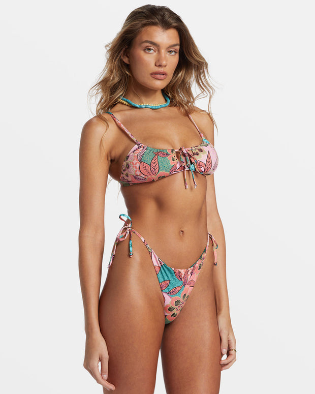 BILLABONG Visions of Paradise Tie-Side Tanga Bottom-The Shop Laguna Beach