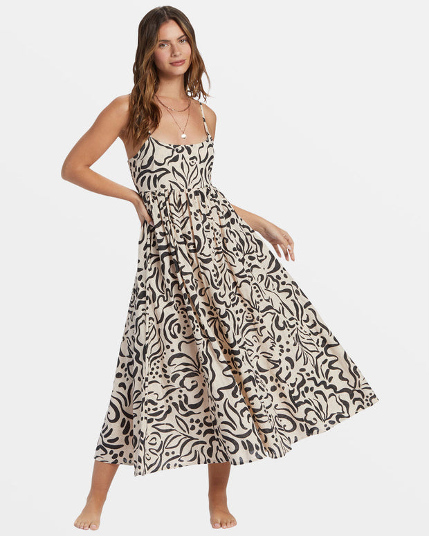 BILLABONG Island Heat Midi Dress-The Shop Laguna Beach