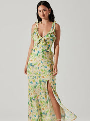 ASTR THE LABEL Sorbae Floral Maxi Dress-The Shop Laguna Beach