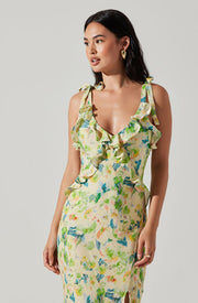 ASTR THE LABEL Sorbae Floral Maxi Dress-The Shop Laguna Beach