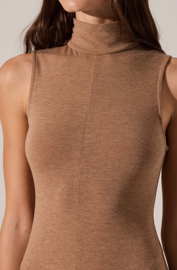 ASTR THE LABEL Haylie Mock-Neck Sweater Dress-The Shop Laguna Beach