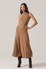 ASTR THE LABEL Haylie Mock-Neck Sweater Dress-The Shop Laguna Beach